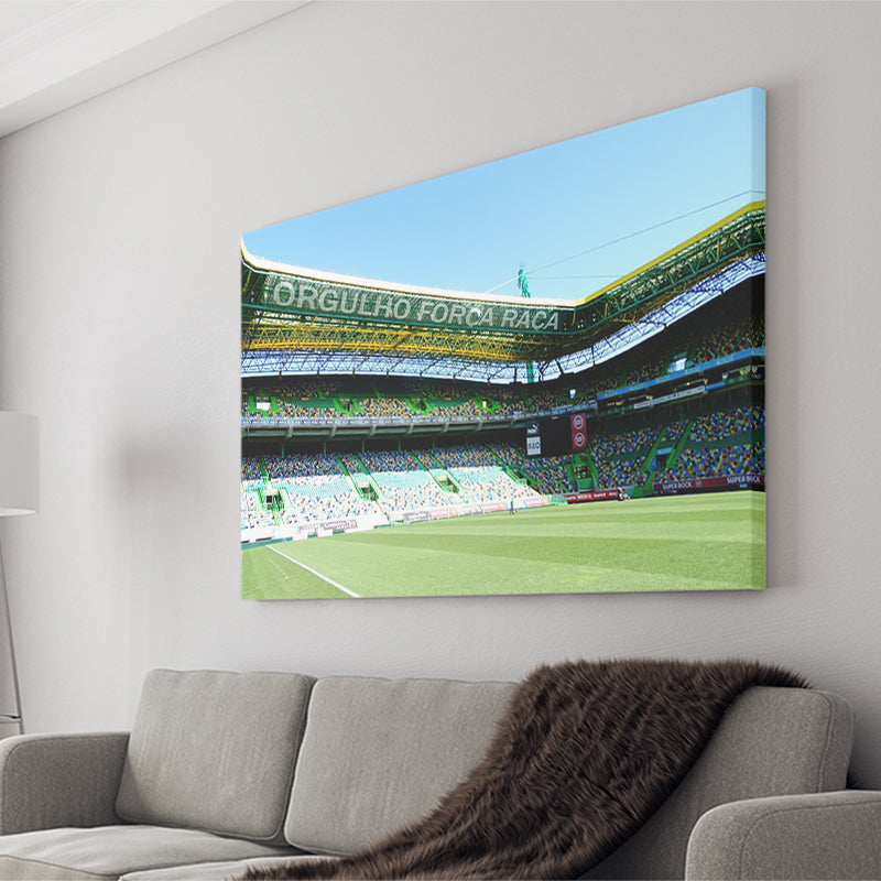 Estadio Jose Alvalade, Stadium Canvas, Sport Art, Gift for him, Fan Gift, Canvas Prints Wall Art Decor