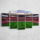 Estadio Sport Lisboa e Benfica, Stadium Canvas, Sport Art, Large Canvas, Multi Panels, Canvas Prints Wall Art Decor