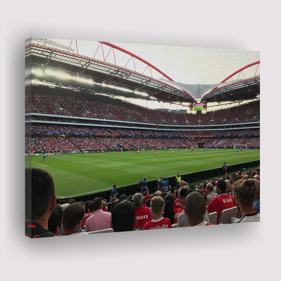 Estadio Sport e Benfica, Stadium Canvas, Sport Art, Gift for him, Fan Gift, Canvas Prints Wall Art Decor