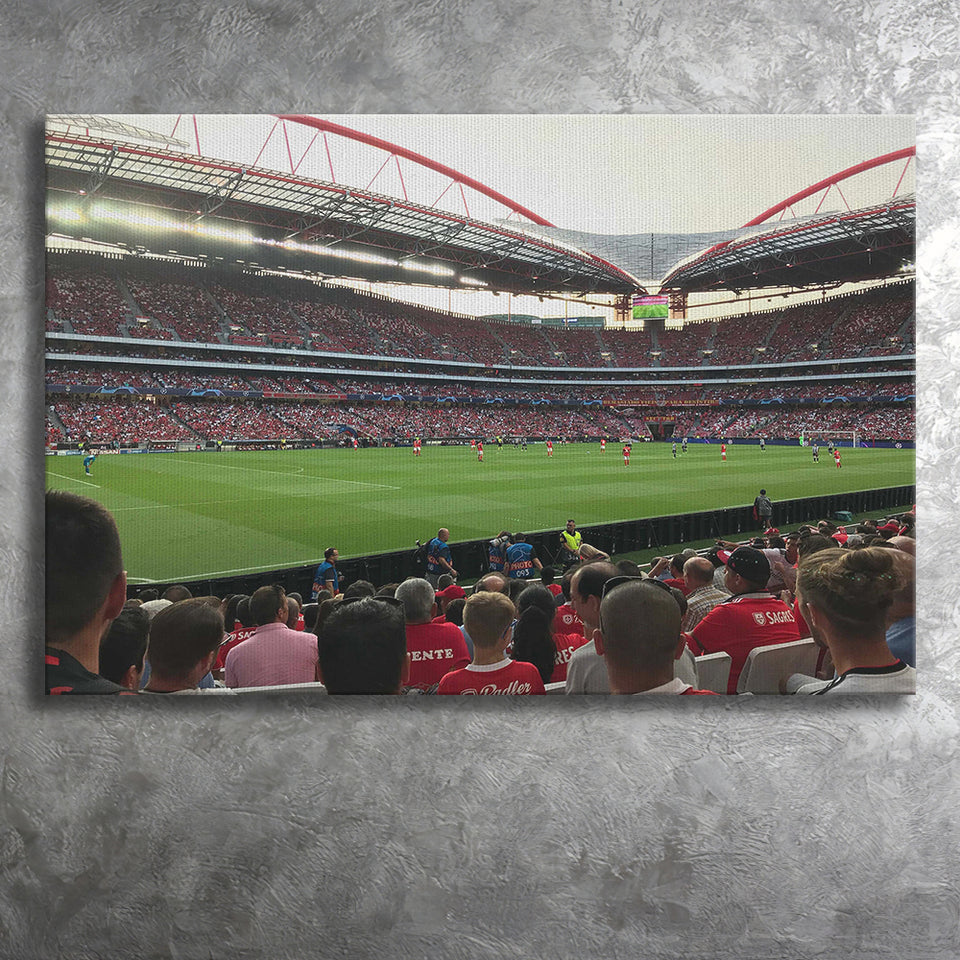 Estadio Sport e Benfica, Stadium Canvas, Sport Art, Gift for him, Fan Gift, Canvas Prints Wall Art Decor