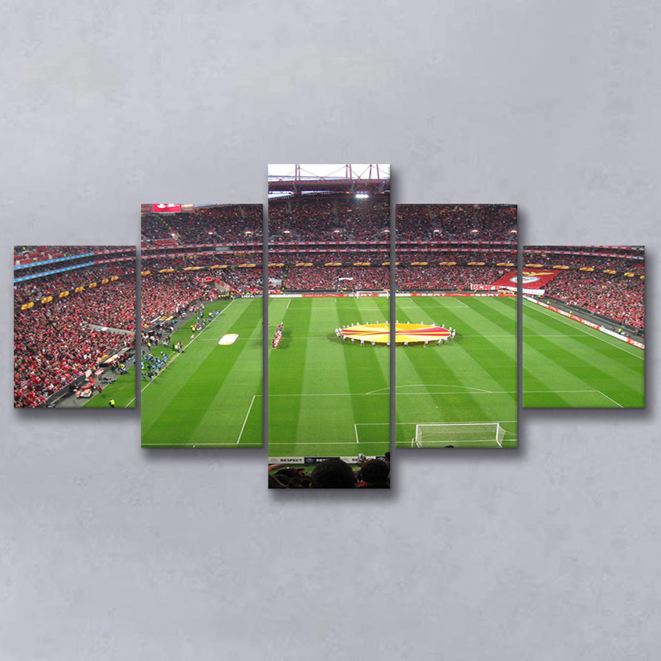 Estadio da Luz, Stadium Canvas, Sport Art, Large Canvas, Multi Panels, Canvas Prints Wall Art Decor