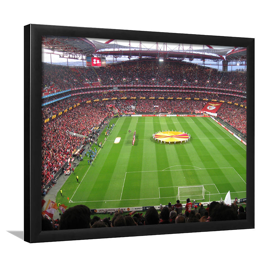 Estadio da Luz, Stadium Canvas, Sport Art, Gift for him, Framed Art Prints Wall Art Decor, Framed Picture