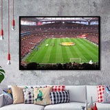 Estadio da Luz, Stadium Canvas, Sport Art, Gift for him, Framed Art Prints Wall Art Decor, Framed Picture