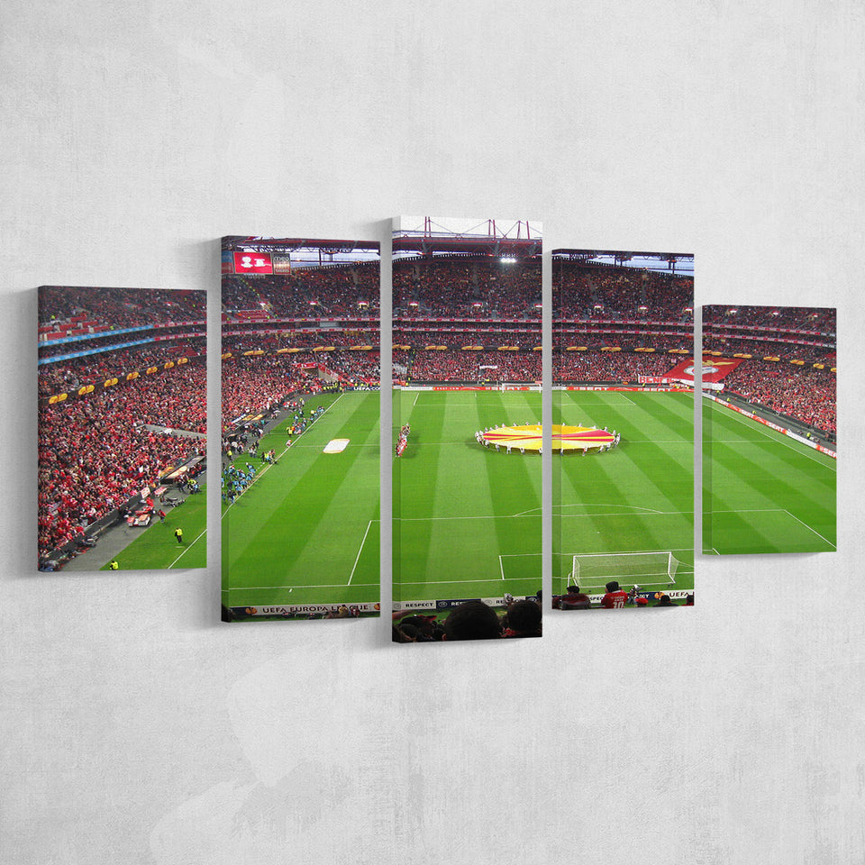 Estadio da Luz, Stadium Canvas, Sport Art, Large Canvas, Multi Panels, Canvas Prints Wall Art Decor