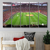 Estadio da Luz, Stadium Canvas, Sport Art, Gift for him, Multi Panels B, Canvas Prints Wall Art Decor