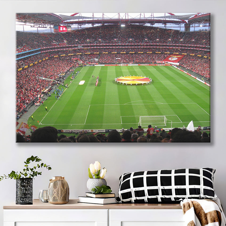 Estadio da Luz, Stadium Canvas, Sport Art, Gift for him, Fan Gift, Canvas Prints Wall Art Decor