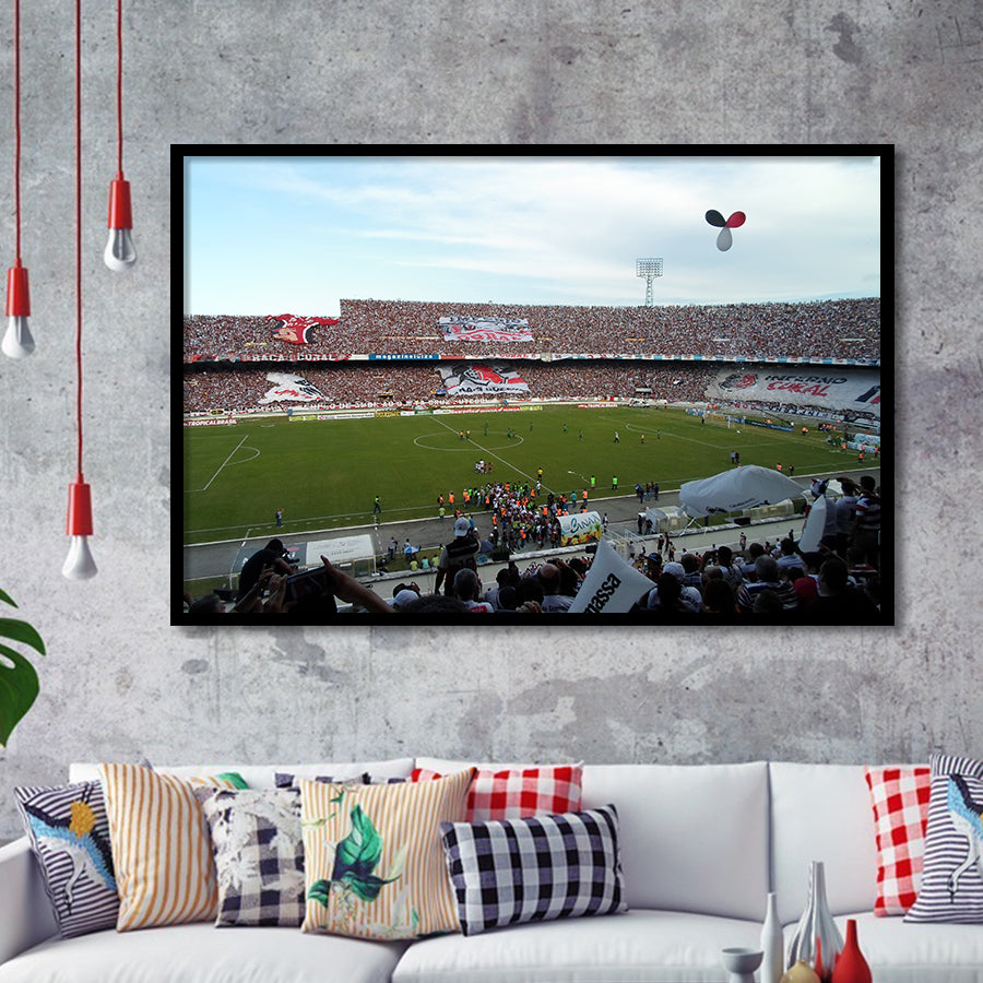 Estadio do Arruda, Stadium Canvas, Sport Art, Gift for him, Framed Art Prints Wall Art Decor, Framed Picture