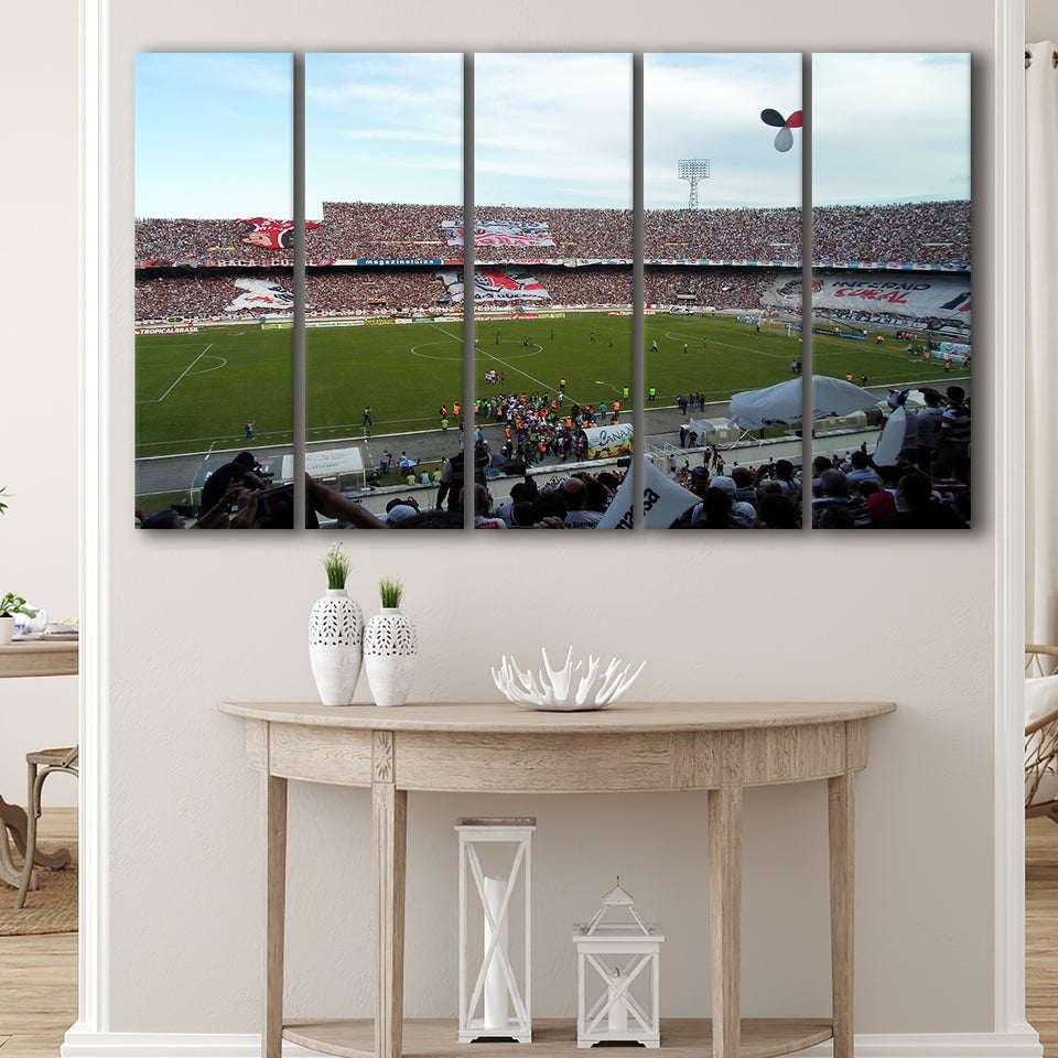 Estadio do Arruda, Stadium Canvas, Sport Art, Gift for him, Multi Panels B, Canvas Prints Wall Art Decor