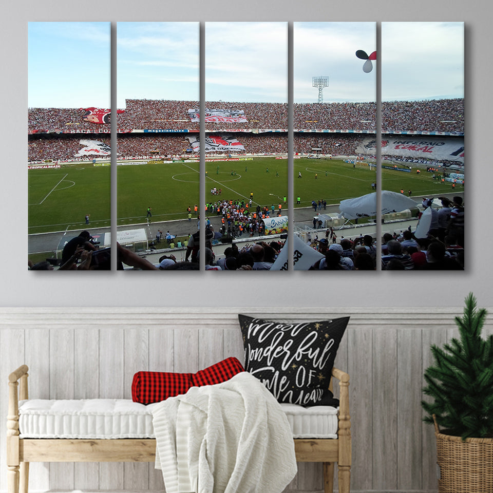 Estadio do Arruda, Stadium Canvas, Sport Art, Gift for him, Multi Panels B, Canvas Prints Wall Art Decor