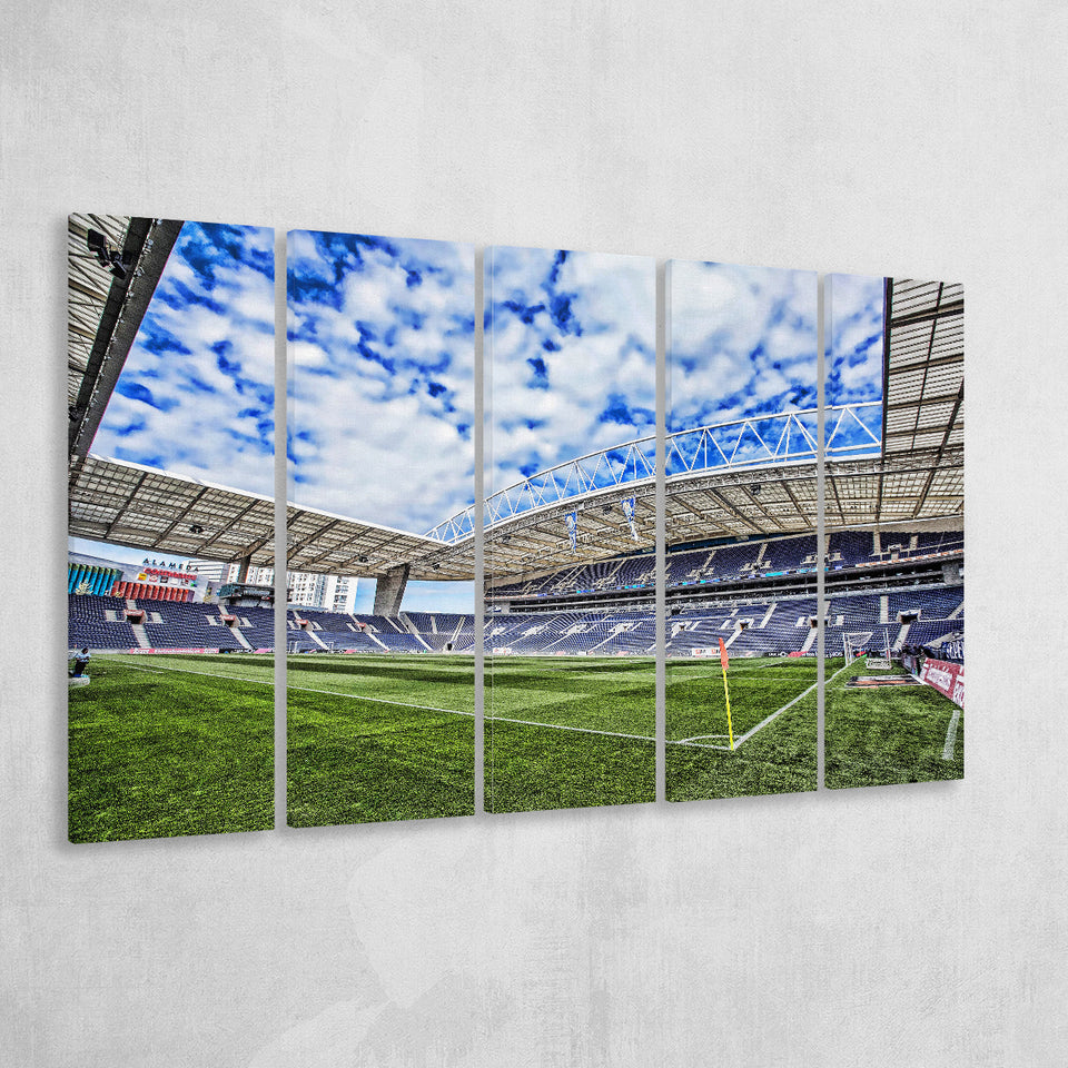 Estadio do Dragão Arena, Stadium Canvas, Sport Art, Gift for him, Multi Panels B, Canvas Prints Wall Art Decor