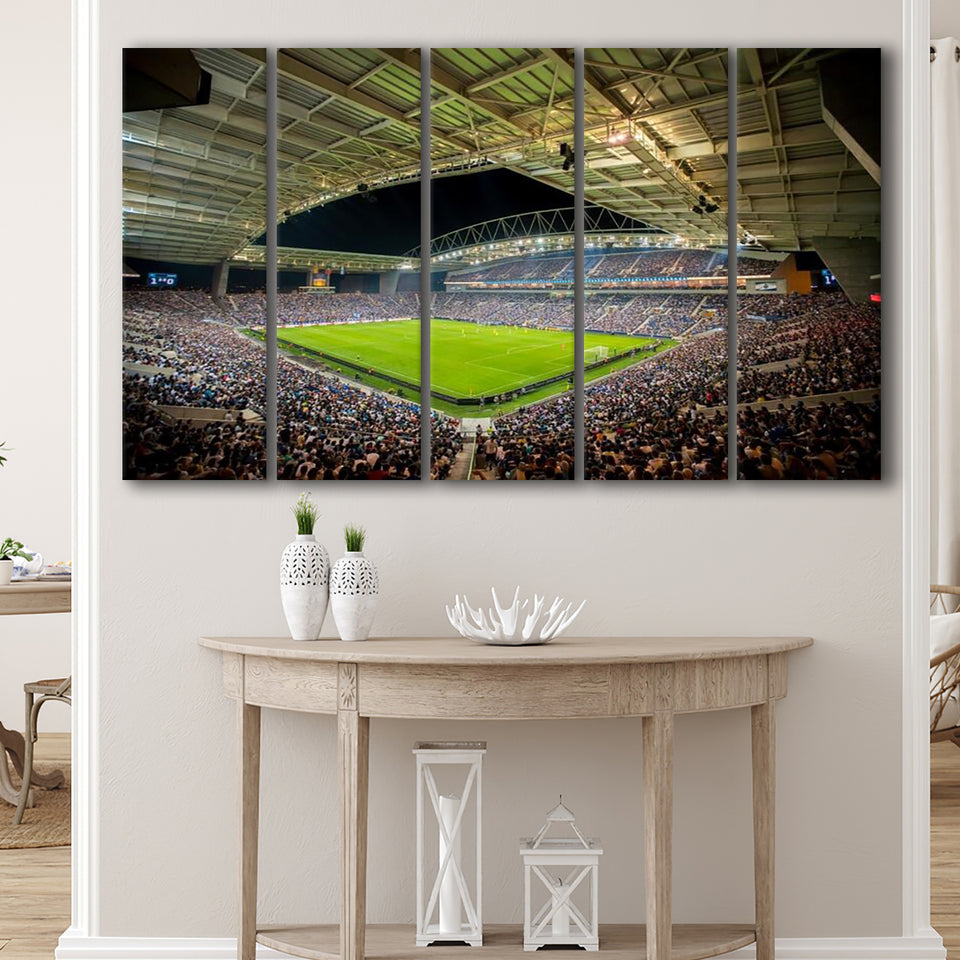 Estadio do Dragão, Stadium Canvas, Sport Art, Gift for him, Multi Panels B, Canvas Prints Wall Art Decor
