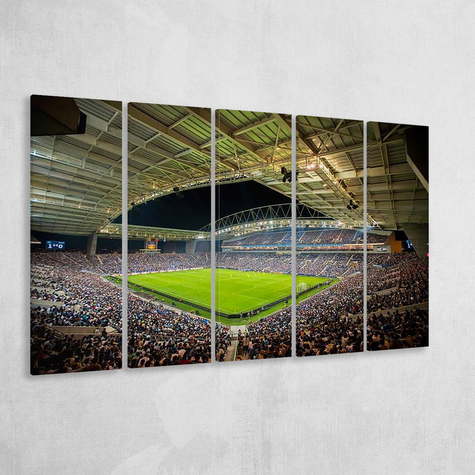 Estadio do Dragão, Stadium Canvas, Sport Art, Gift for him, Multi Panels B, Canvas Prints Wall Art Decor