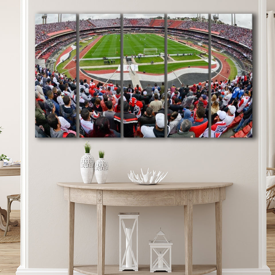 Estadio do Morumbi, Stadium Canvas, Sport Art, Gift for him, Multi Panels B, Canvas Prints Wall Art Decor
