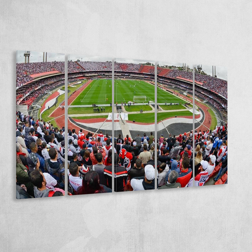 Estadio do Morumbi, Stadium Canvas, Sport Art, Gift for him, Multi Panels B, Canvas Prints Wall Art Decor