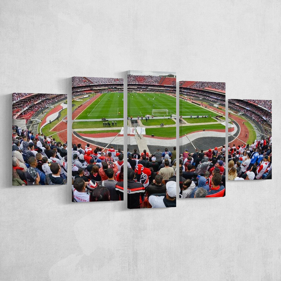 Estadio do Morumbi, Stadium Canvas, Sport Art, Large Canvas, Multi Panels, Canvas Prints Wall Art Decor