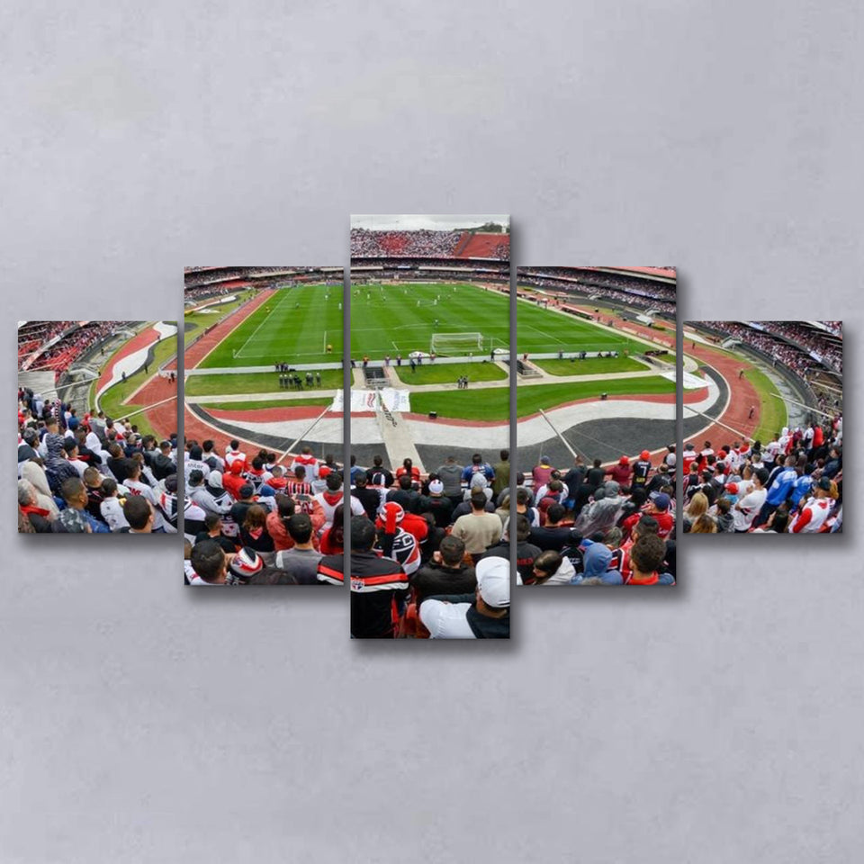 Estadio do Morumbi, Stadium Canvas, Sport Art, Large Canvas, Multi Panels, Canvas Prints Wall Art Decor