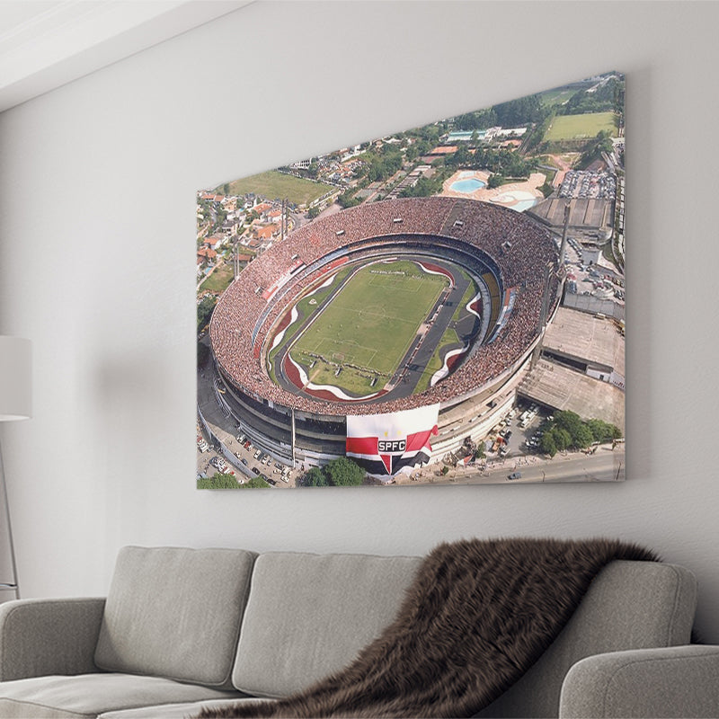 Estadio do Morumbi in Brazil, Stadium Canvas, Sport Art, Gift for him, Fan Gift, Canvas Prints Wall Art Decor
