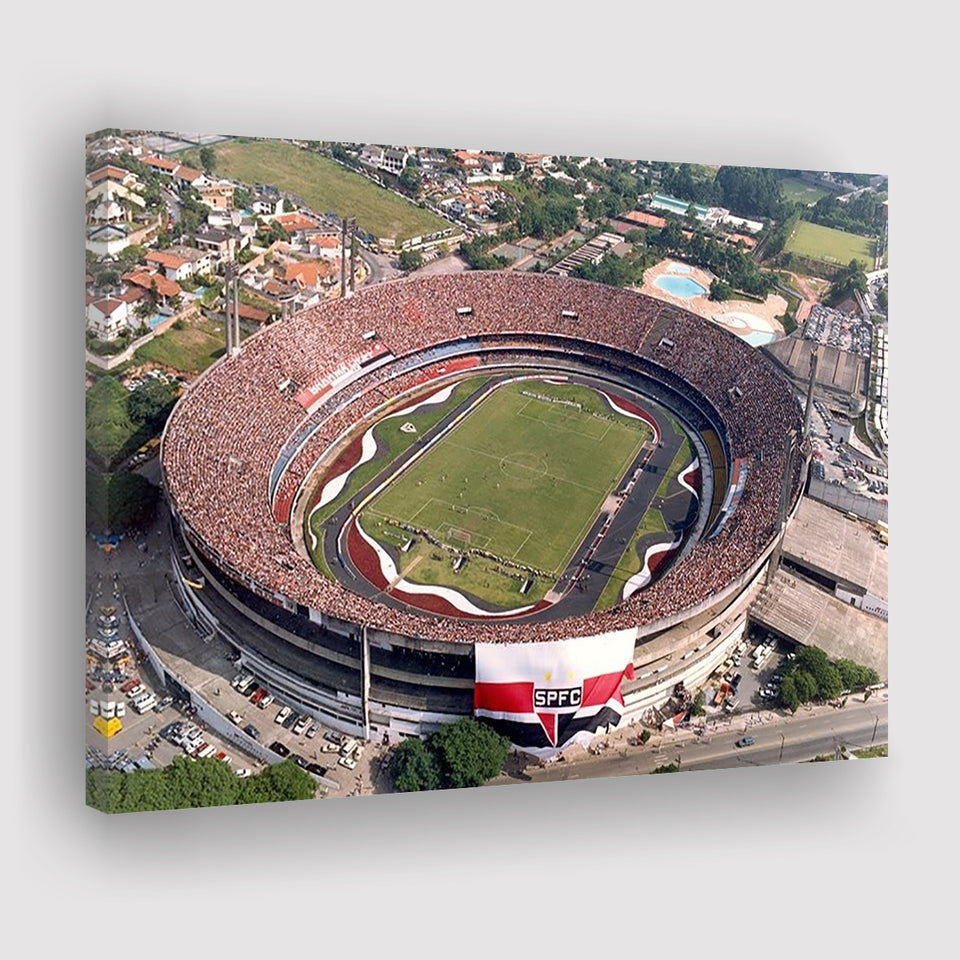 Estadio do Morumbi in Brazil, Stadium Canvas, Sport Art, Gift for him, Fan Gift, Canvas Prints Wall Art Decor