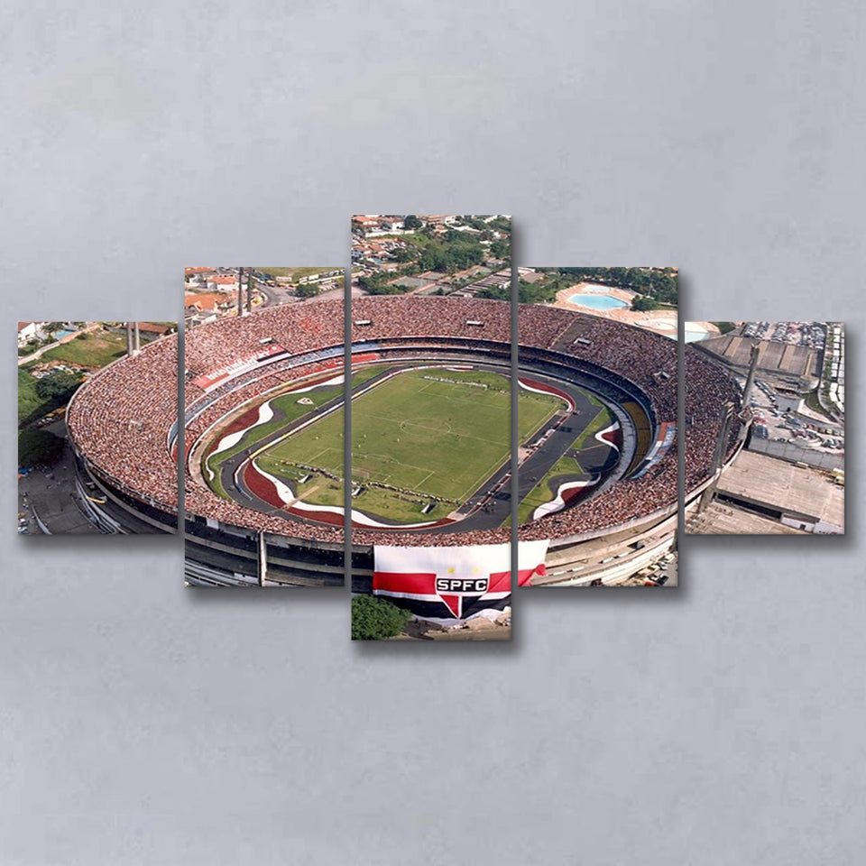 Estadio do Morumbi in Brazil, Stadium Canvas, Sport Art, Large Canvas, Multi Panels, Canvas Prints Wall Art Decor
