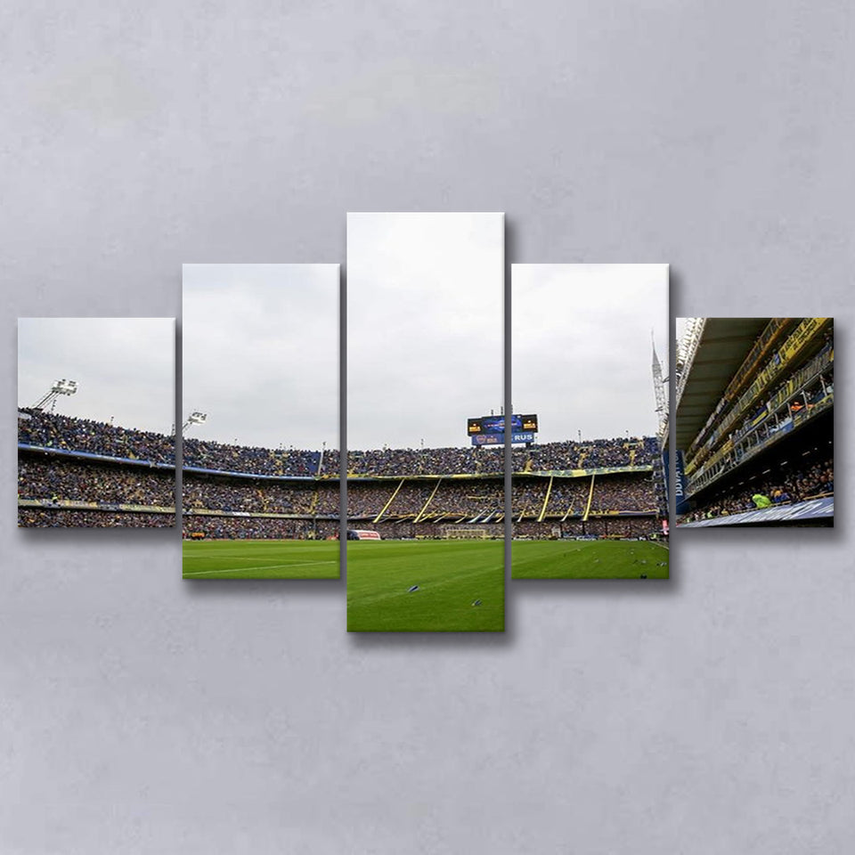 Estadio Alberto J Armando Field, Stadium Canvas, Sport Art, Large Canvas, Multi Panels, Canvas Prints Wall Art Decor