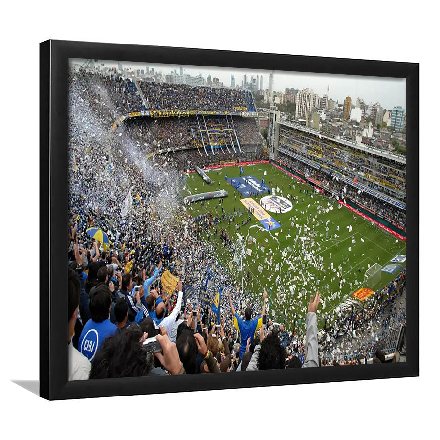 Estadio Alberto J Armando, Stadium Canvas, Sport Art, Gift for him, Framed Art Prints Wall Art Decor, Framed Picture