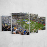 Estadio Alberto J Armando, Stadium Canvas, Sport Art, Large Canvas, Multi Panels, Canvas Prints Wall Art Decor