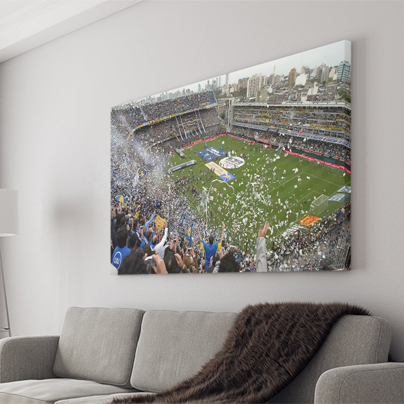 Estadio Alberto J Armando, Stadium Canvas, Sport Art, Gift for him, Fan Gift, Canvas Prints Wall Art Decor