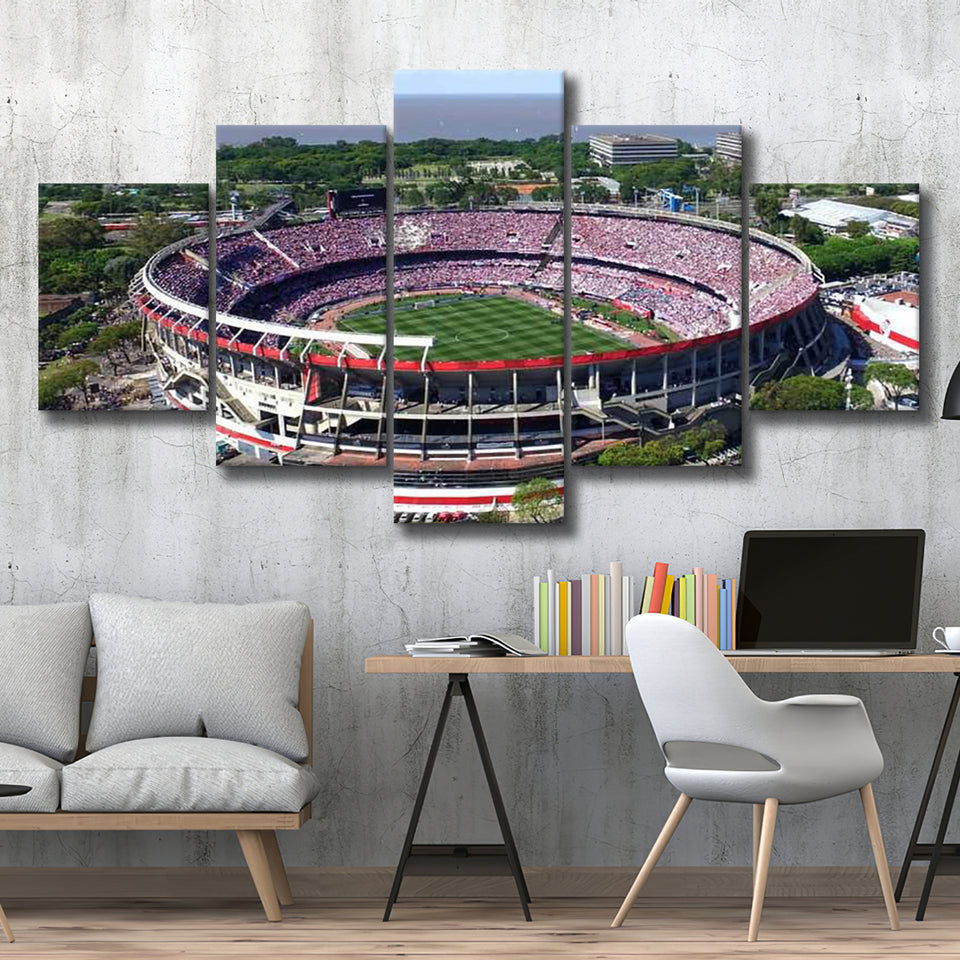 Estadio Antonio Vespucio Liberti, Stadium Canvas, Sport Art, Large Canvas, Multi Panels, Canvas Prints Wall Art Decor