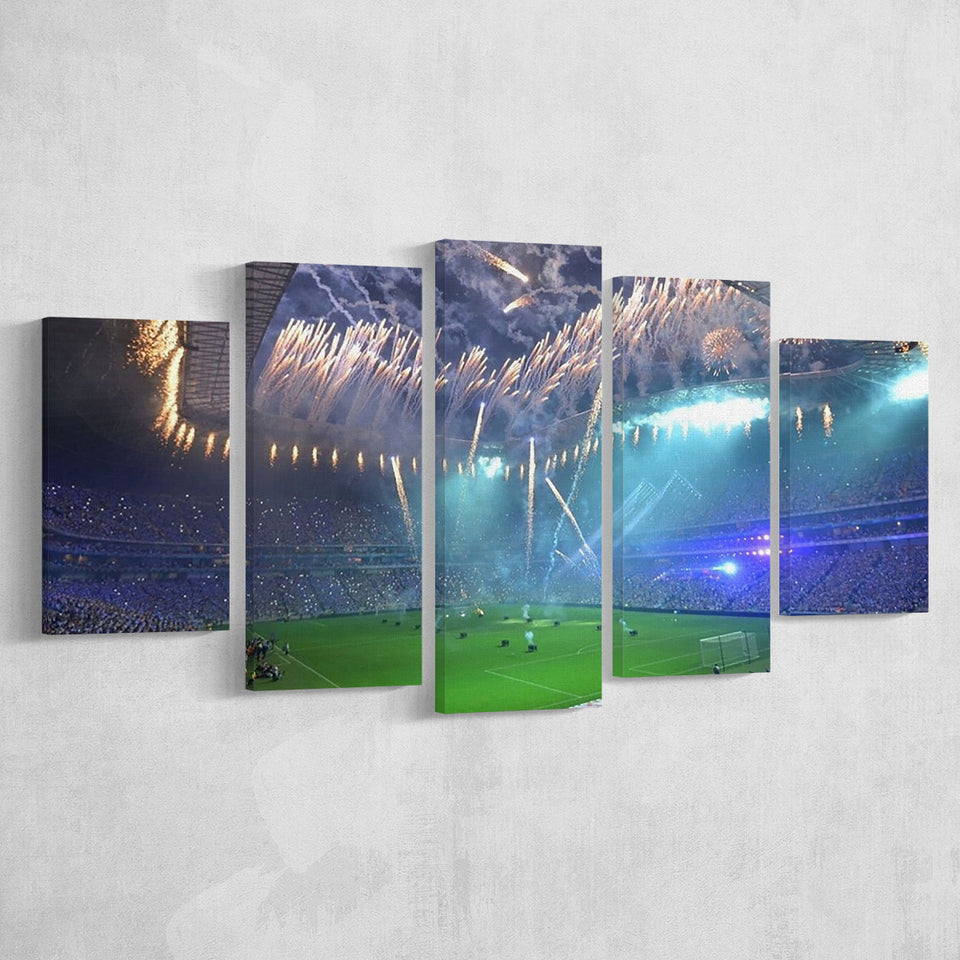 Estadio Bbva Bancomer Monterrey, Stadium Canvas, Sport Art, Large Canvas, Multi Panels, Canvas Prints Wall Art Decor