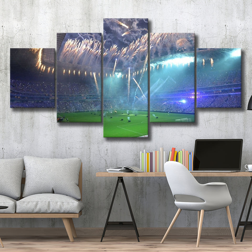 Estadio Bbva Bancomer Monterrey, Stadium Canvas, Sport Art, Large Canvas, Multi Panels, Canvas Prints Wall Art Decor