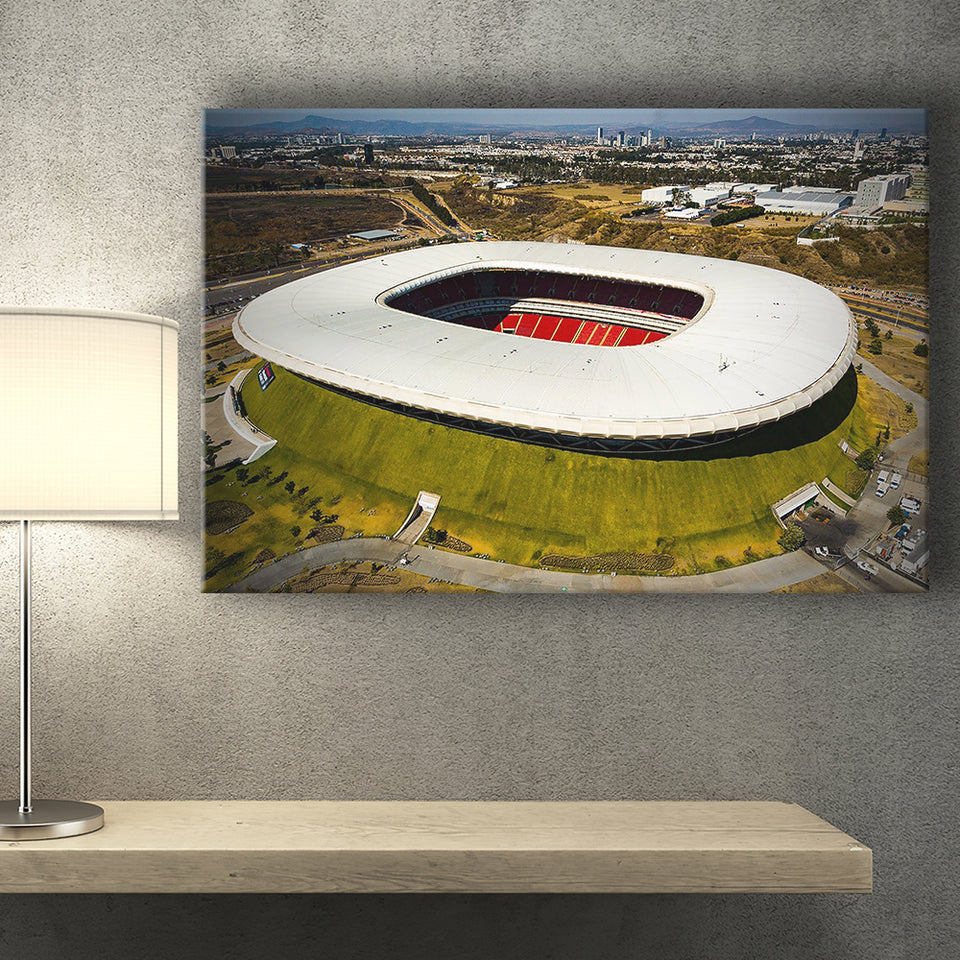 Estadio Chivas, Stadium Canvas, Sport Art, Gift for him, Fan Gift, Canvas Prints Wall Art Decor