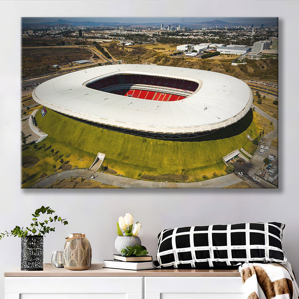 Estadio Chivas, Stadium Canvas, Sport Art, Gift for him, Fan Gift, Canvas Prints Wall Art Decor