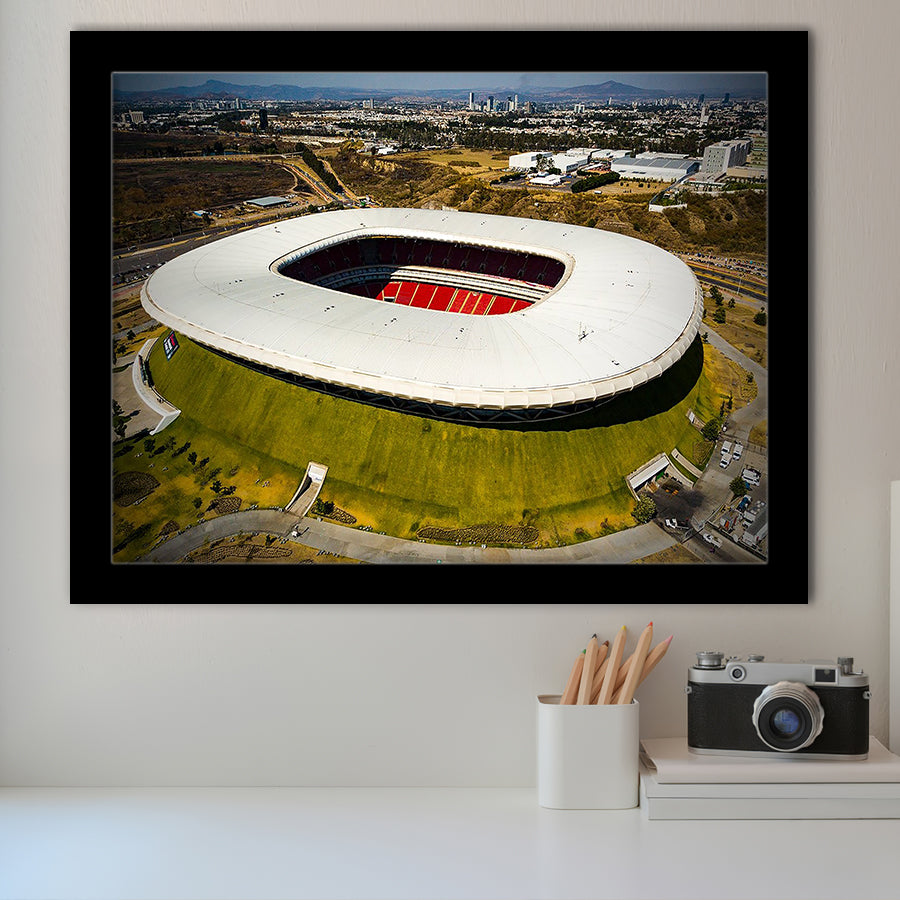 Estadio Chivas, Stadium Canvas, Sport Art, Gift for him, Framed Art Prints Wall Art Decor, Framed Picture