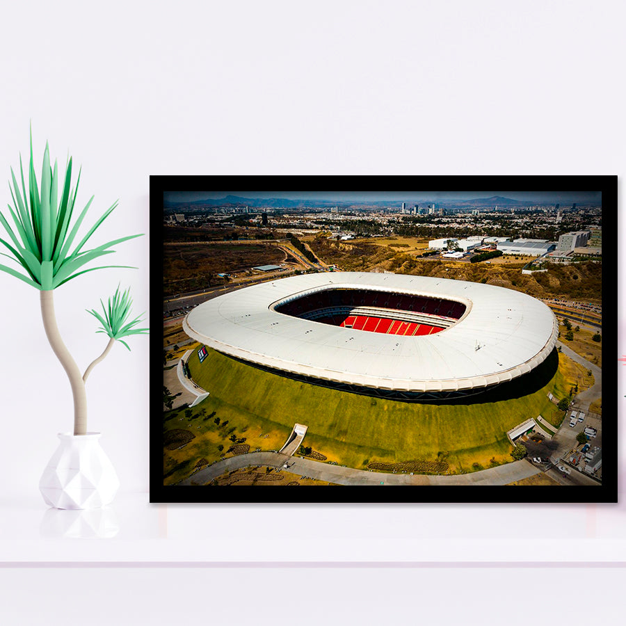 Estadio Chivas, Stadium Canvas, Sport Art, Gift for him, Framed Art Prints Wall Art Decor, Framed Picture