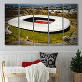 Estadio Chivas, Stadium Canvas, Sport Art, Gift for him, Multi Panels B, Canvas Prints Wall Art Decor