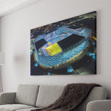 Estadio Cuauhtemoc at Night, Stadium Canvas, Sport Art, Gift for him, Fan Gift, Canvas Prints Wall Art Decor