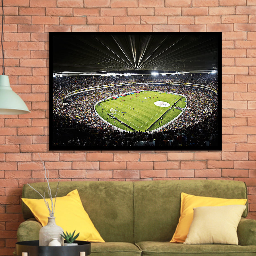 Estadio Jalisco Football Stadium, Stadium Canvas, Sport Art, Gift for him, Framed Art Prints Wall Art Decor, Framed Picture