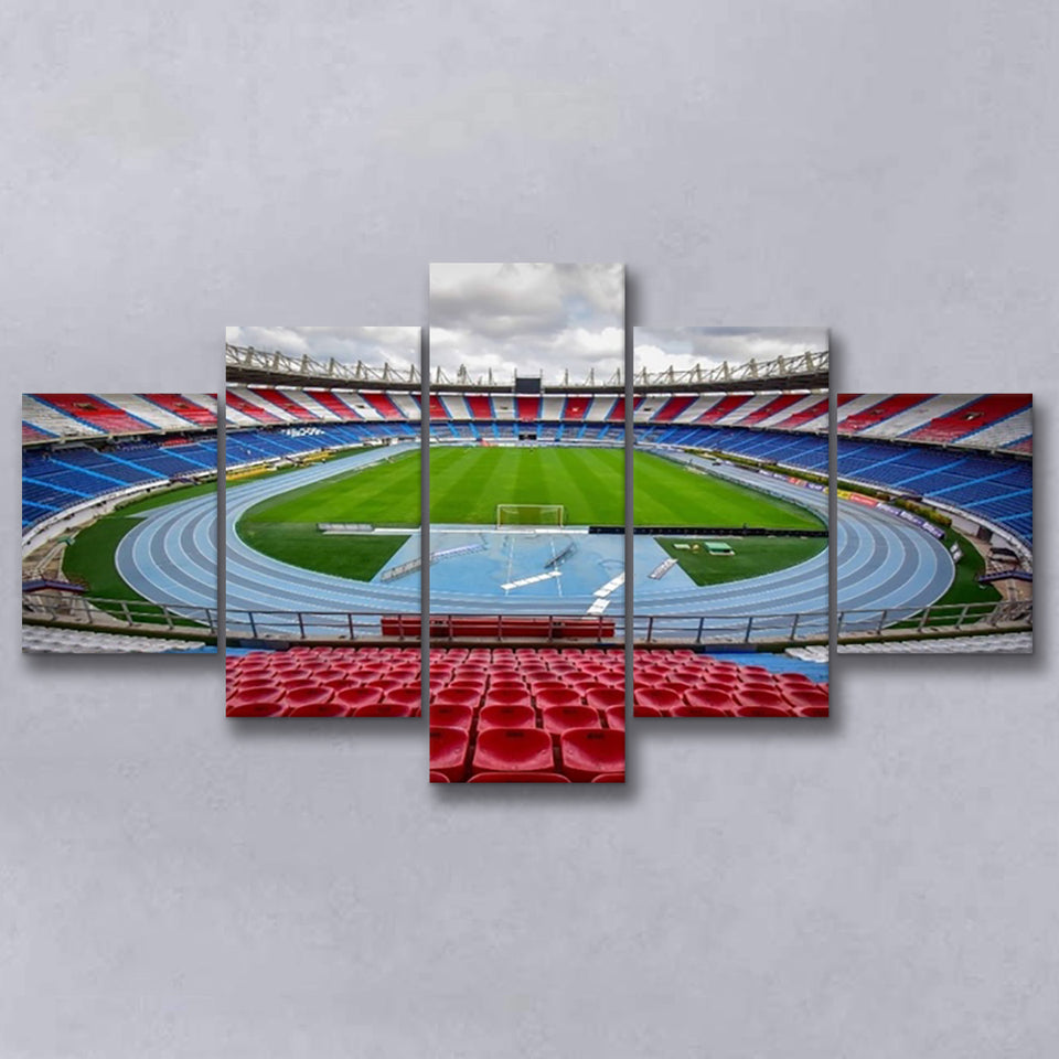 Estadio Metropolitano Stadium, Stadium Canvas, Sport Art, Large Canvas, Multi Panels, Canvas Prints Wall Art Decor