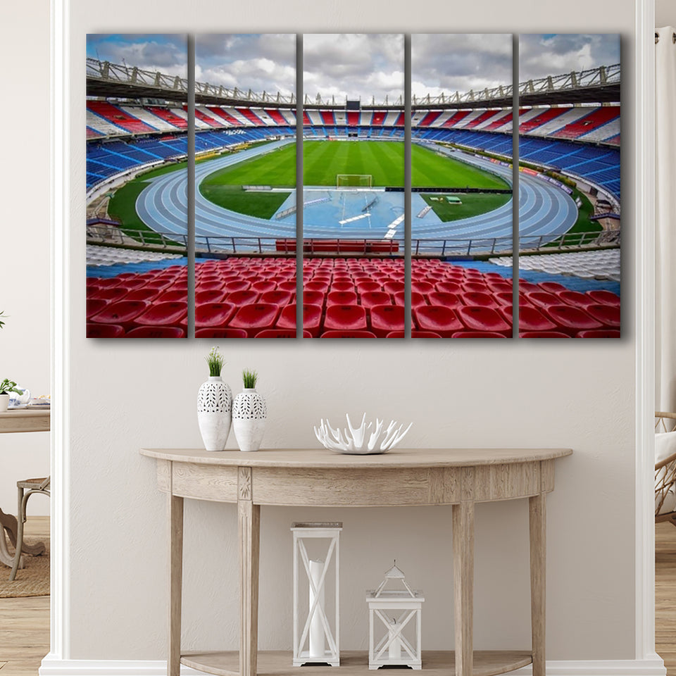Estadio Metropolitano Stadium, Stadium Canvas, Sport Art, Gift for him, Multi Panels B, Canvas Prints Wall Art Decor