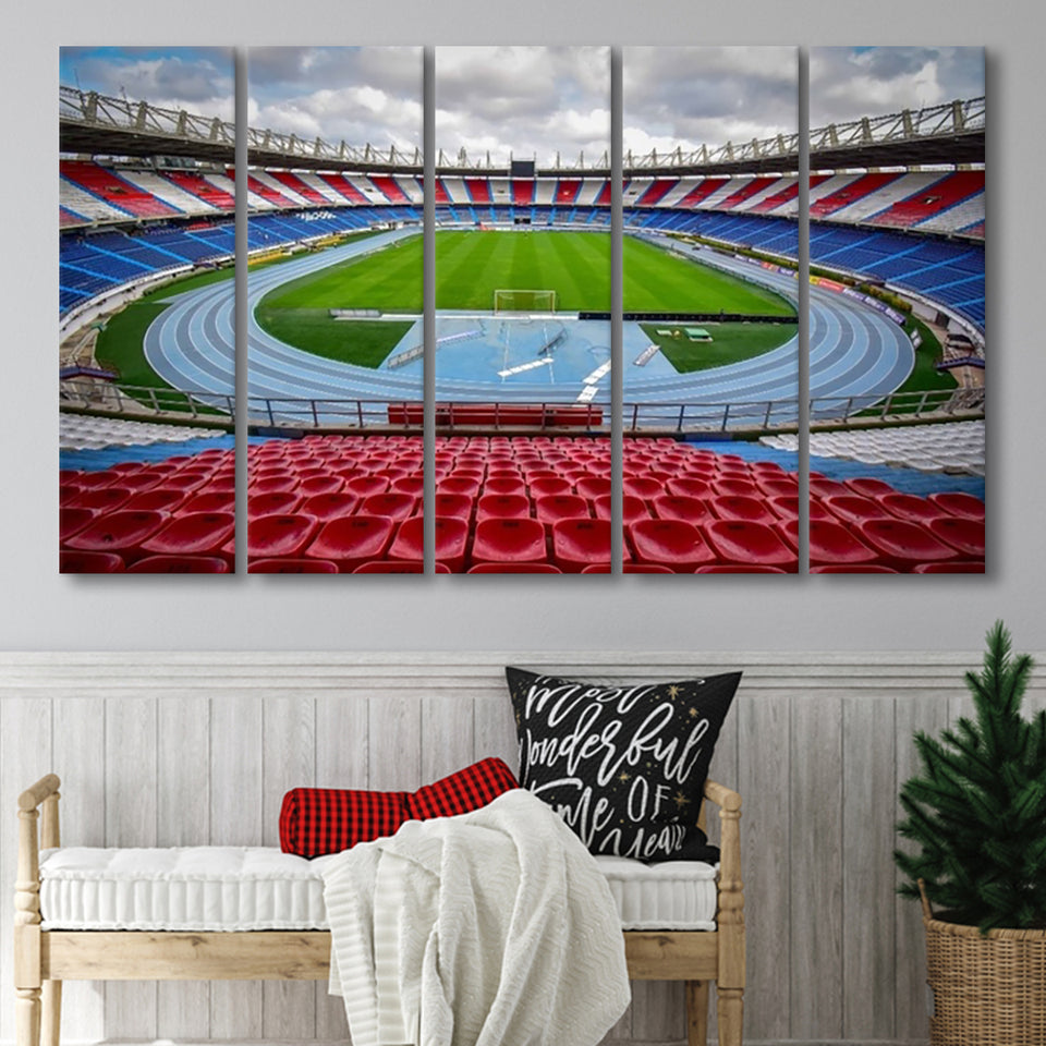 Estadio Metropolitano Stadium, Stadium Canvas, Sport Art, Gift for him, Multi Panels B, Canvas Prints Wall Art Decor