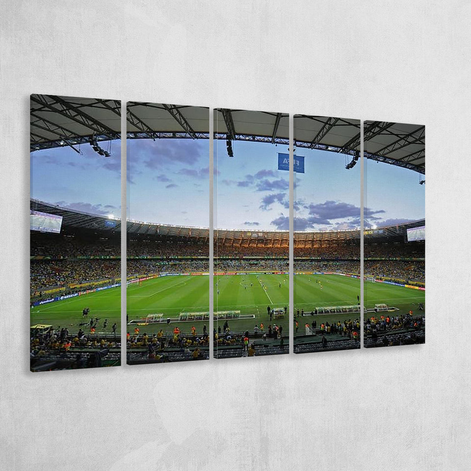 Estadio Mineirao, Stadium Canvas, Sport Art, Gift for him, Multi Panels B, Canvas Prints Wall Art Decor