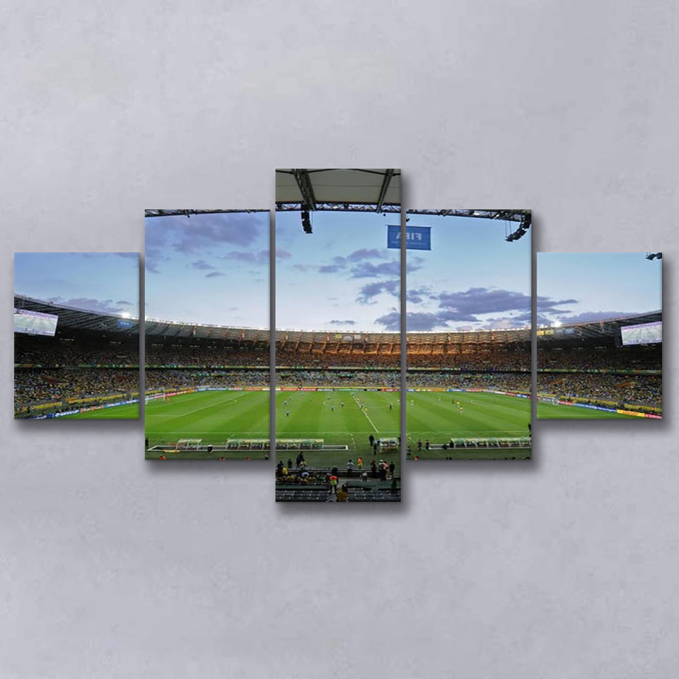 Estadio Mineirao, Stadium Canvas, Sport Art, Large Canvas, Multi Panels, Canvas Prints Wall Art Decor