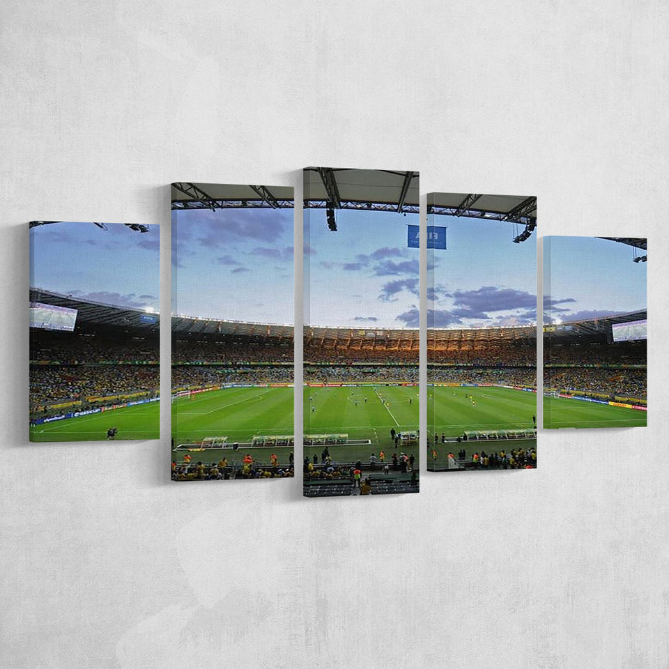 Estadio Mineirao, Stadium Canvas, Sport Art, Large Canvas, Multi Panels, Canvas Prints Wall Art Decor