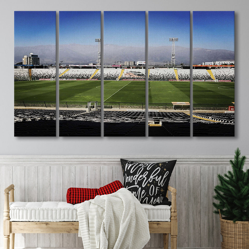 Estadio Monumental David Arellano, Stadium Canvas, Sport Art, Gift for him, Multi Panels B, Canvas Prints Wall Art Decor