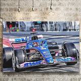 Esteban Ocon Canvas Prints Wall Art Decor - Painting Canvas, Art Print, Home Decor, Ready to Hang