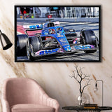 Esteban Ocon Framed Canvas Prints Wall Art Decor - Painting Canvas, Framed Picture, Home Decor