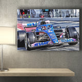 Esteban Ocon Canvas Prints Wall Art Decor - Painting Canvas, Art Print, Home Decor, Ready to Hang