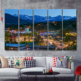 Estes Rocky Mountain Park 5 Pieces B Canvas Prints Wall Art - Painting Canvas, Multi Panels,5 Panel, Wall Decor