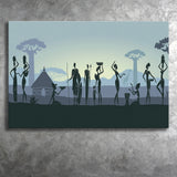 Ethnic Tribal Art African Art Print Canvas Prints Wall Art Decor - Painting Canvas,Home Decor, Ready to Hang