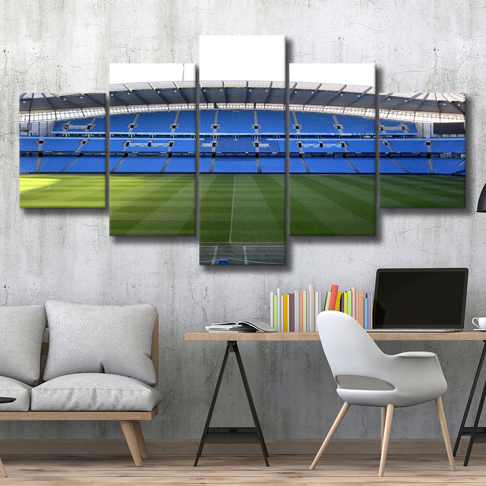 Etihad Stadium Canvas Prints Football,Multi Panels,Sport Stadium Art Prints, Fan Gift